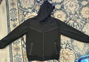 RGSTR Men's Tech Fleece Full-Zip Hoodie Black XL
